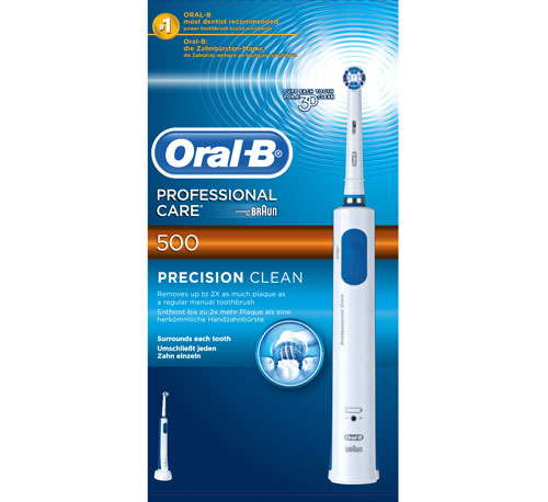 logo article Brosse a dent electrique Oral B Professional Care 500 à 6.90€ livrée (ODR)