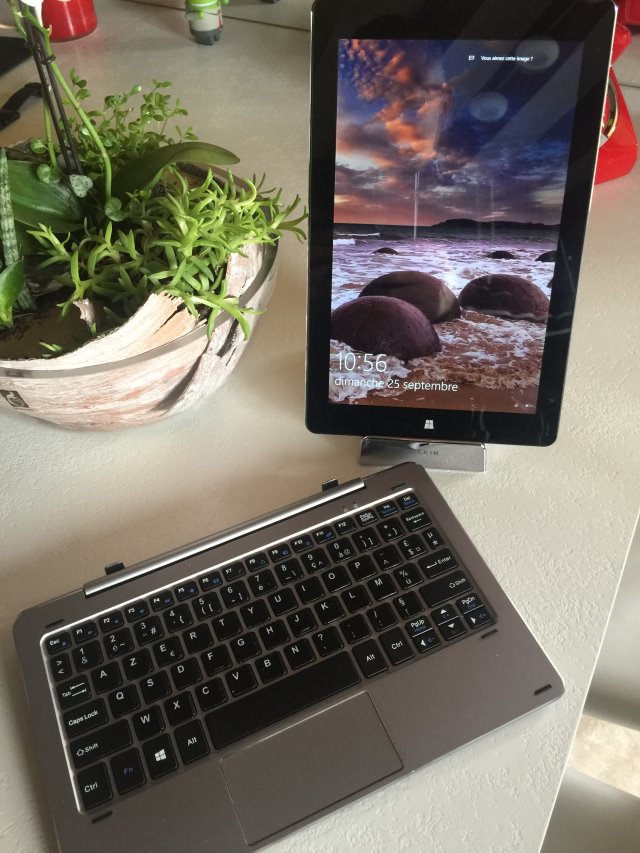  Chuwi HIbook, la tablette et le clavier en option