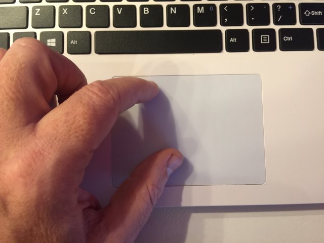 Chuwi Lapbook - Le touchpad
