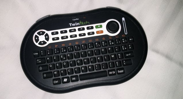 Le mini clavier utilisé pour mes tests