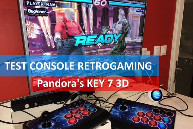 Test Borne Arcade Retrogaming Pandora's KEY 7, 2177 jeux (...)