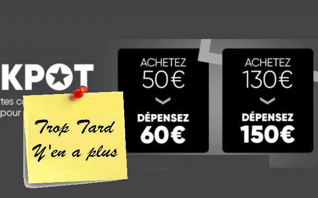 Carte Cadeau Fnac / Darty, 60€ pour 50€, 150€ pour (...)