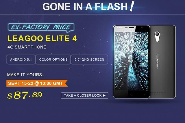 Smartphone 4G Elite 4, le renouveau de Leagoo tout en (...)