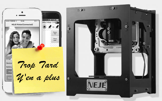 Imprimante gravure laser NEJE DK, portable, bluetooth (...)