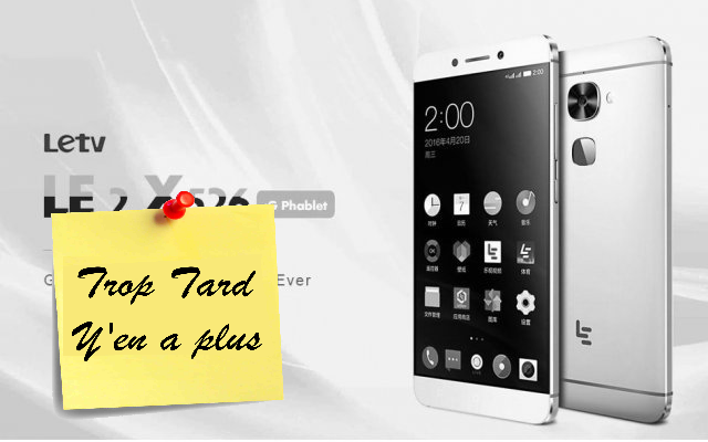 Smartphone Letv LeEco Le 2 X52, 5,5 pouces, Snapdragon (...)