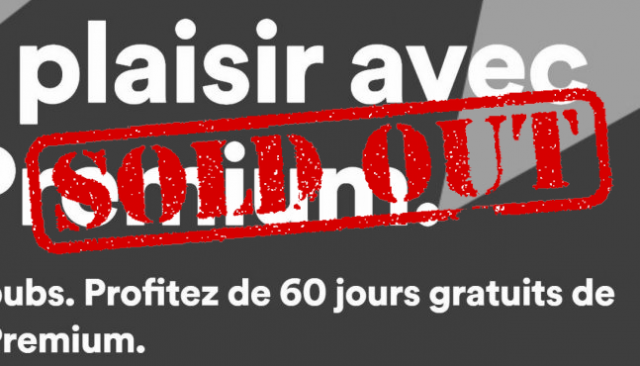 Offre Spotify PREMIUM 60 jours de musique illimitée (...)