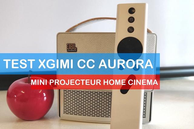 Test vidéo projecteur XGIMI CC Aurora, un cube Home (...)