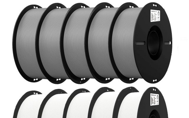 10 bobines de 1 Kg Filament PLA Creality Ender, Gris 5 (...) à la une
