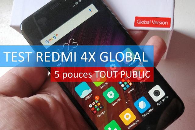 Test smartphone Xiaomi Redmi 4X Global 4G 800MHz, il va (...)