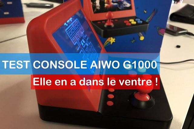 Test mini Borne Arcade Retrogaming AIWO G1000, un coup (...)