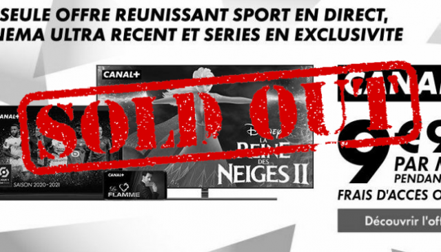 Vente Privée Canal+ avec chaines TNT et REPLAY, (...)