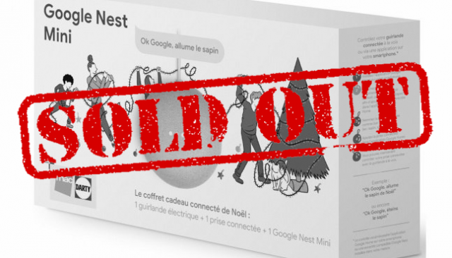 Coffret connecté de Noël Google Nest Mini, prise et (...)