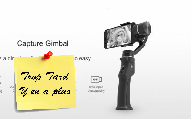 Stabilisateur Funsnap Gimbal pour Smartphone 3 Axes à (...)