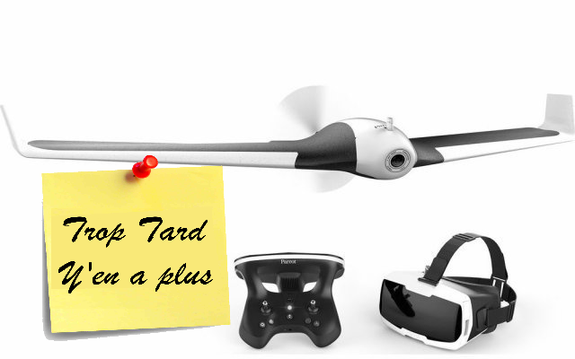 Pack Drone Parrot Disco + Contrôleur Skycontroller 2 + (...)