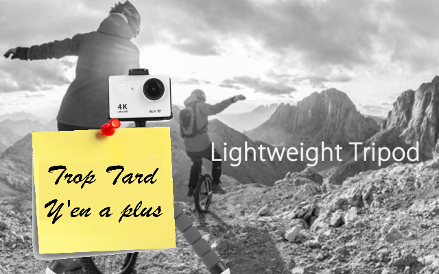 Mini Tripod monopod pour Smartphone et action cam à 52 (...)