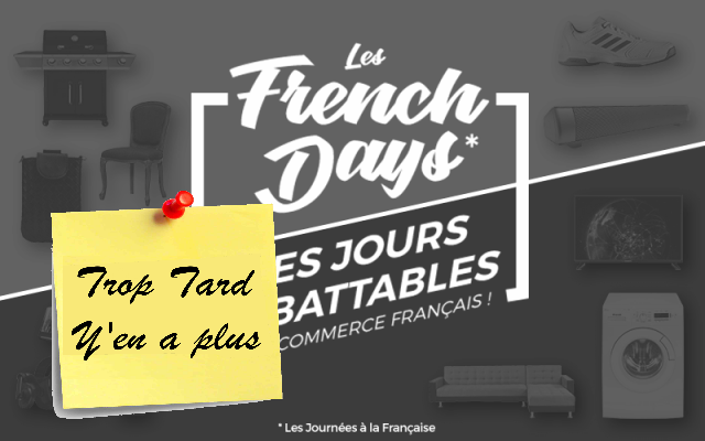 Les fil des offres du French Day 2019 , le Black Friday (...)