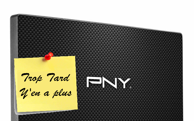 SSD Interne 2.5" 120 Go PNY CS900 à 17€99 @ Amazon
