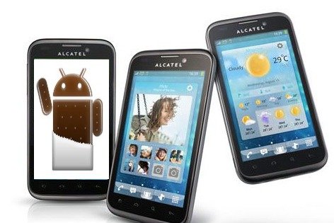 ICS Android 4 sur l'AlcatelOneTouch 995 Ultra