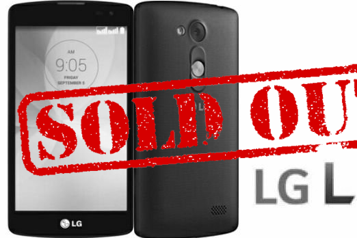 Smartphone 3G+ LG L FINO noir à 69€ après ODR