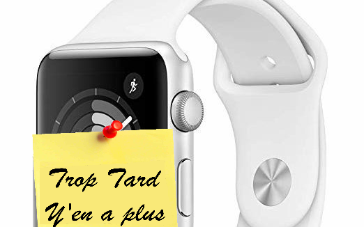 Apple Watch Series 3 (GPS) Boîtier en Aluminium Argent (...)
