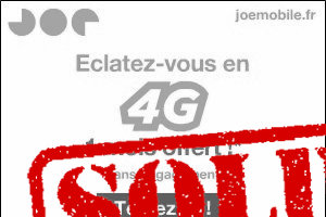 Forfait 4G sans engagement JOE MOBILE, 2 mois (...)