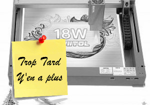 Deal expiré Swiitol E18 Pro, offrez-vous un graveur Laser 18 watts (...)