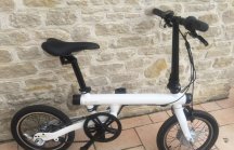 Logo Test vélo électrique Xiaomi QiCycle EF-1, le VAE pliable (...)