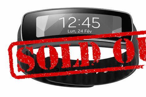 Montre Samsung Gear Fit noire 49€99 (ODR 100€)