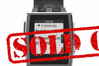 Montre Smartwatch Pebble Steel version aluminium à (...)