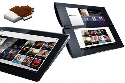 Android 4 ICS sur les tablettes S et P Sony