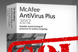 McAfee AntiVirus Plus 2012 gratuit (valeur 27€48)