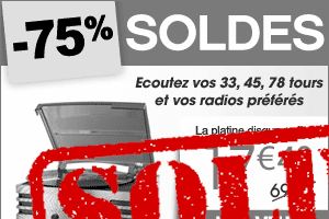 Platine 33, 45, 78 tours avec sa radio AM/FM à 17€48 (...)