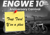 Deal expiré Anniversaire ENGWE 10 ans, promotions sur leurs vélos (...)