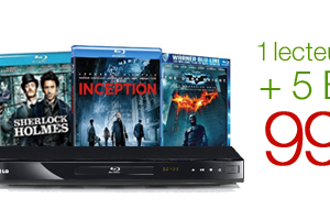 1 lecteur Blu-ray LG + 5 Blu-ray = 99,99 euros (...)