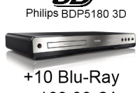 1 lecteur Blu-ray Philips compatible 3D BDP5180 - + 10 (...)