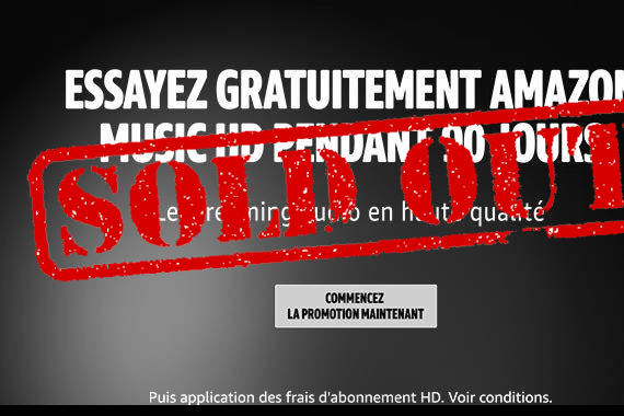 Amazon Music HD, Abonnement 3 mois gratuit (sans (...)