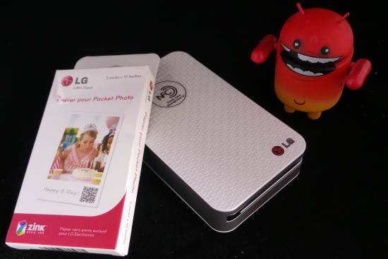 Test de la Pocket LG PD233, Imprimante photo pour (...)