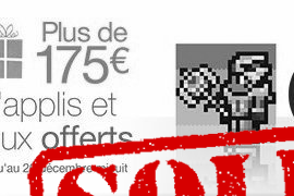 Plus de 175€ de top applis et jeux offerts avec (...)