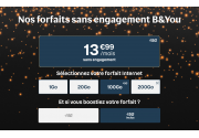Bon plan relatif Forfait 5G 100 Go Bouygues Telecom Appels/SMS/MMS (...)