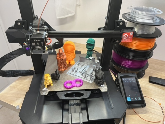 Plaque extrudeur direct drive pour imprimante 3D creality Ender-3