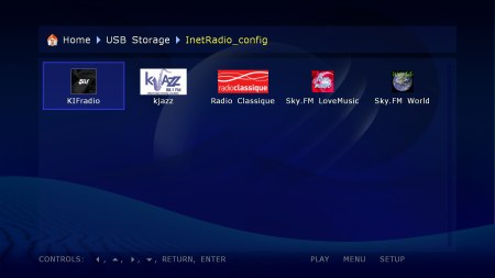 Web radio avec images