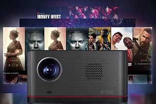 Bon plan relatif Lumineux et Android TV, le projecteur ETOE Whale Pro à (...)