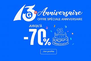Anniversaire 13 ans Geekbuying, grosses promos en (...)