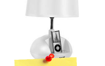 iHome iHL64 lampe de chevet avec dock iPod et enceinte (…)