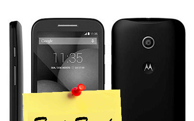 Smartphone Motorola Moto E 4G Lollipop à 86€90 noir ou (…)