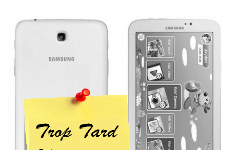 Samsung Galaxy Tab 3 Kids, tablette Android enfant à 118,93€