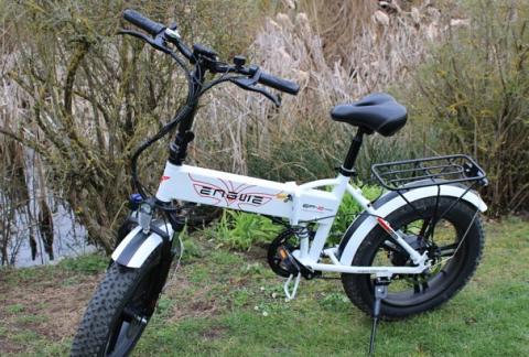 TEST Fat Bike pliant ENGWE EP-2 PRO 750 Watts, un VTT électrique roues 20 pouces de qualité 