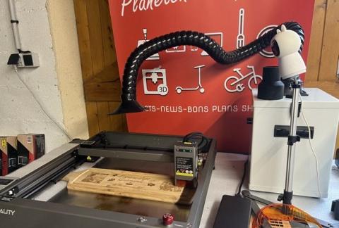Test machine gravure Laser Creality Falcon2 40 watts pour encore plus de projets