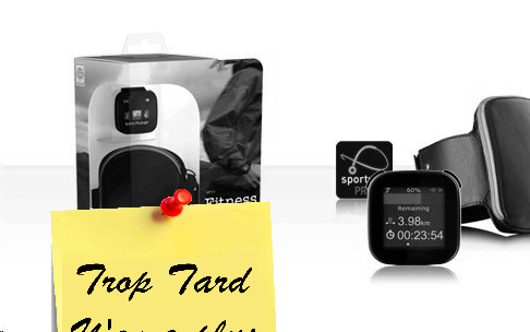 Pack Fitness Experience XP111 Sony Smartwatch 21€61 Livré