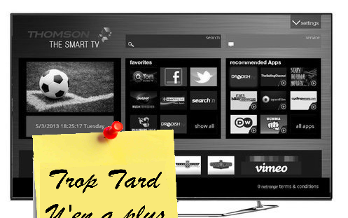 TV Ultra HD 4K 49" 3D Thomson 49UZ8766 (ODR 200€) 599€